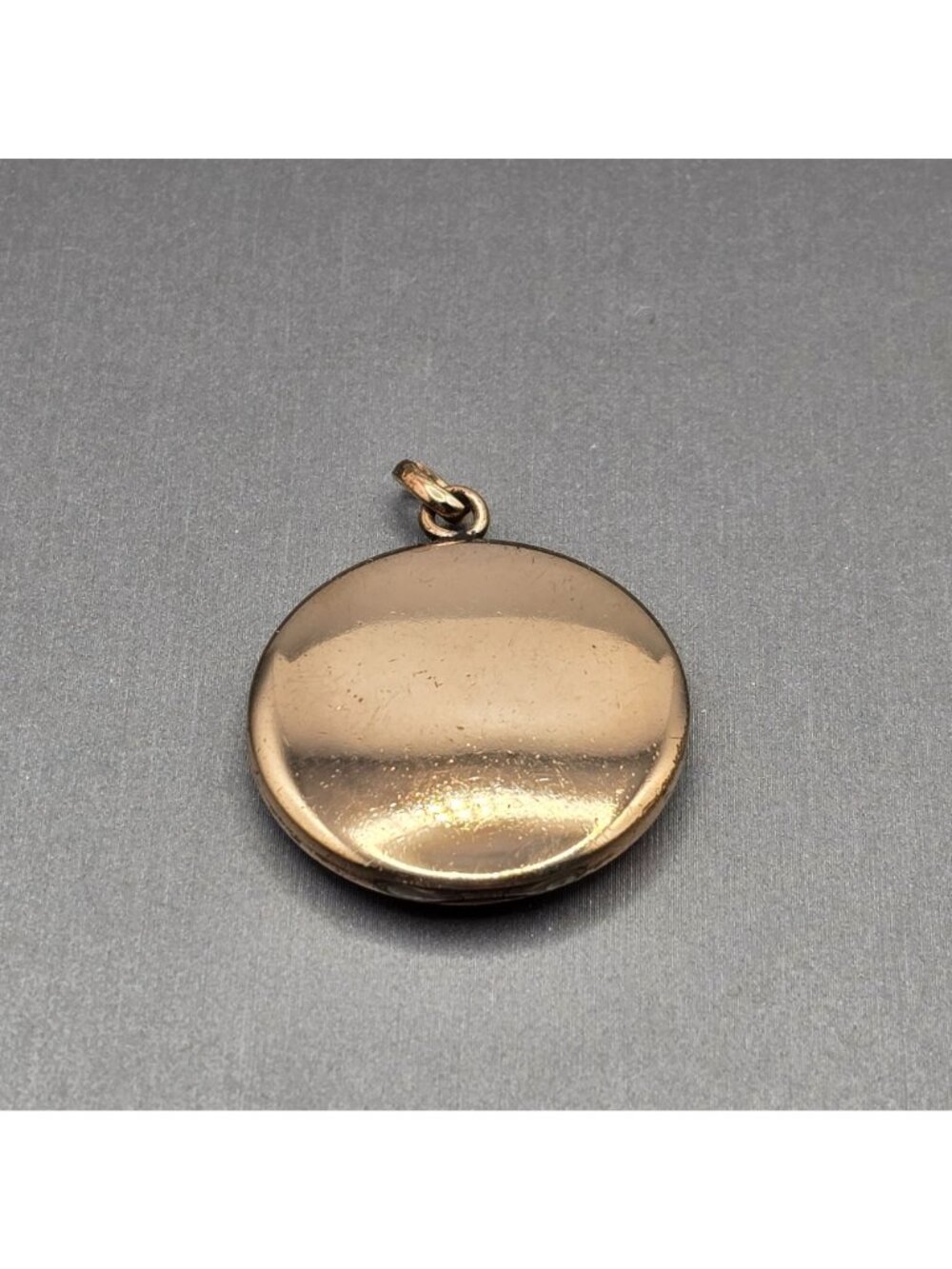 Antique CH Allen & Co Gold Filled Edwardian Locket Paste Pinwheel Starburst READ - Picture 2 of 13